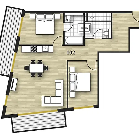 Apartamento Alpensuites Kühtai